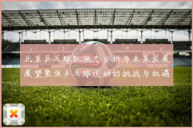 北京乒乓球队状态分析与未来发展展望聚焦乒乓球运动的挑战与机遇