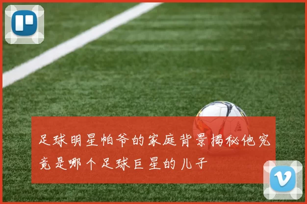 足球明星帕爷的家庭背景揭秘他究竟是哪个足球巨星的儿子