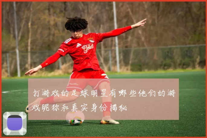 打游戏的足球明星有哪些他们的游戏昵称和真实身份揭秘